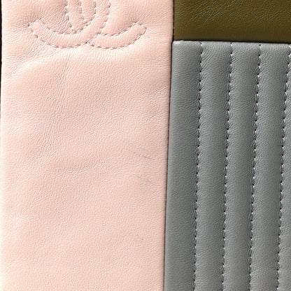 Chanel Lambskin Patchwork Large Cosmetic Case Multicolor 12 of 13