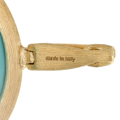 Marco Bicego 18K Yellow Gold Turquoise Jaipur Pendant 4 of 4