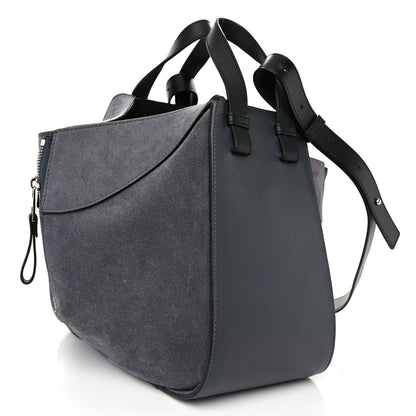 Loewe Calfskin Small Hammock Shoulder Bag Grey Black 3 of 10