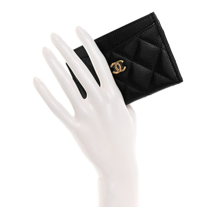 Chanel Caviar Quilted Card Holder Black 2 of 9