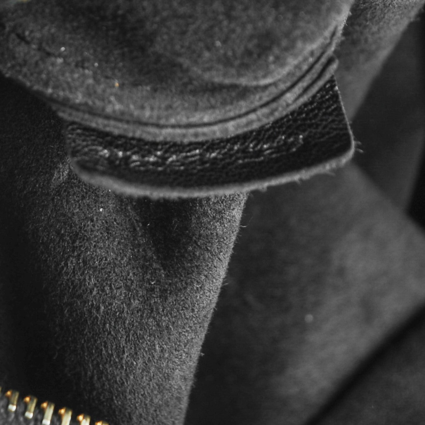Lambskin Horizontal Cabas Black