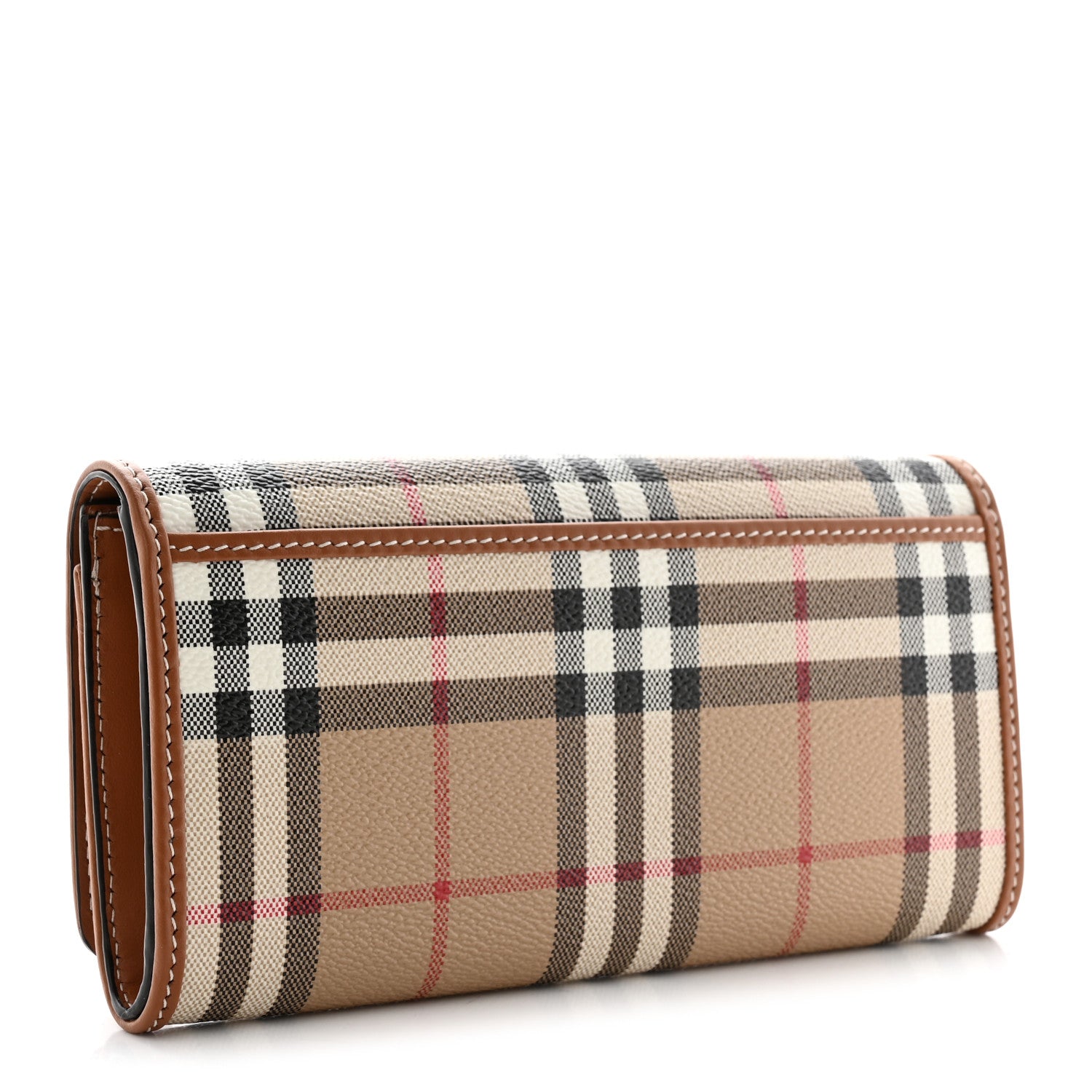 Burberry Halton Vintage Check Continental Wallet Archive Beige 3 of 7