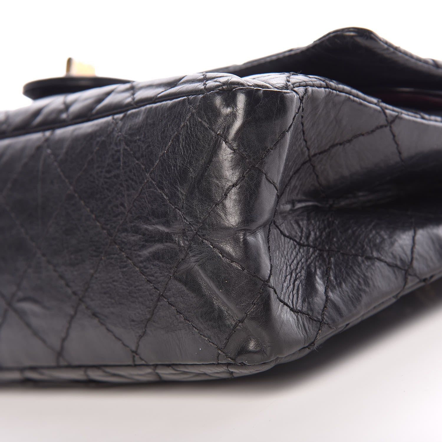 Chanel Aged Calfskin Quilted 2.55 Reissue 226 Flap Black 14 of 14