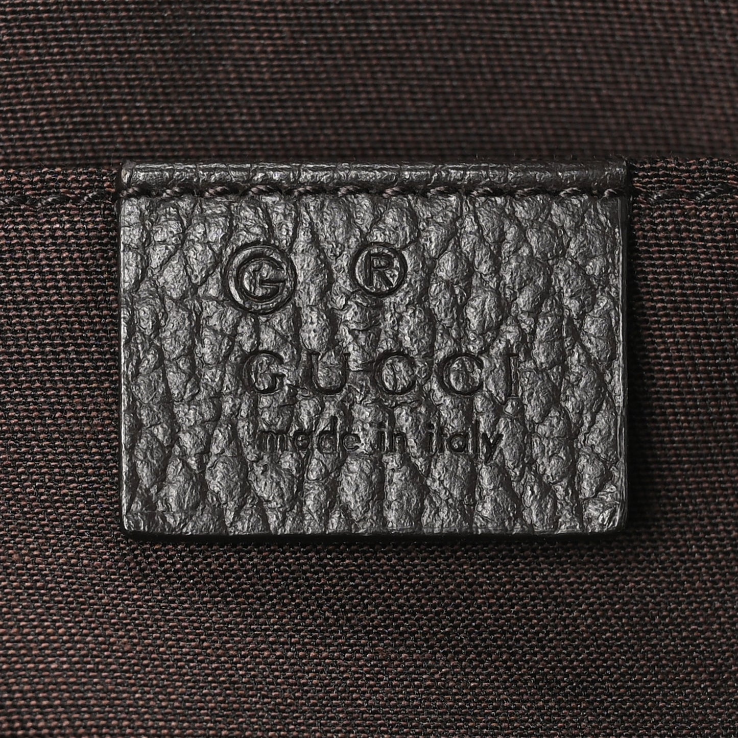Monogram Belt Bag Dark Brown