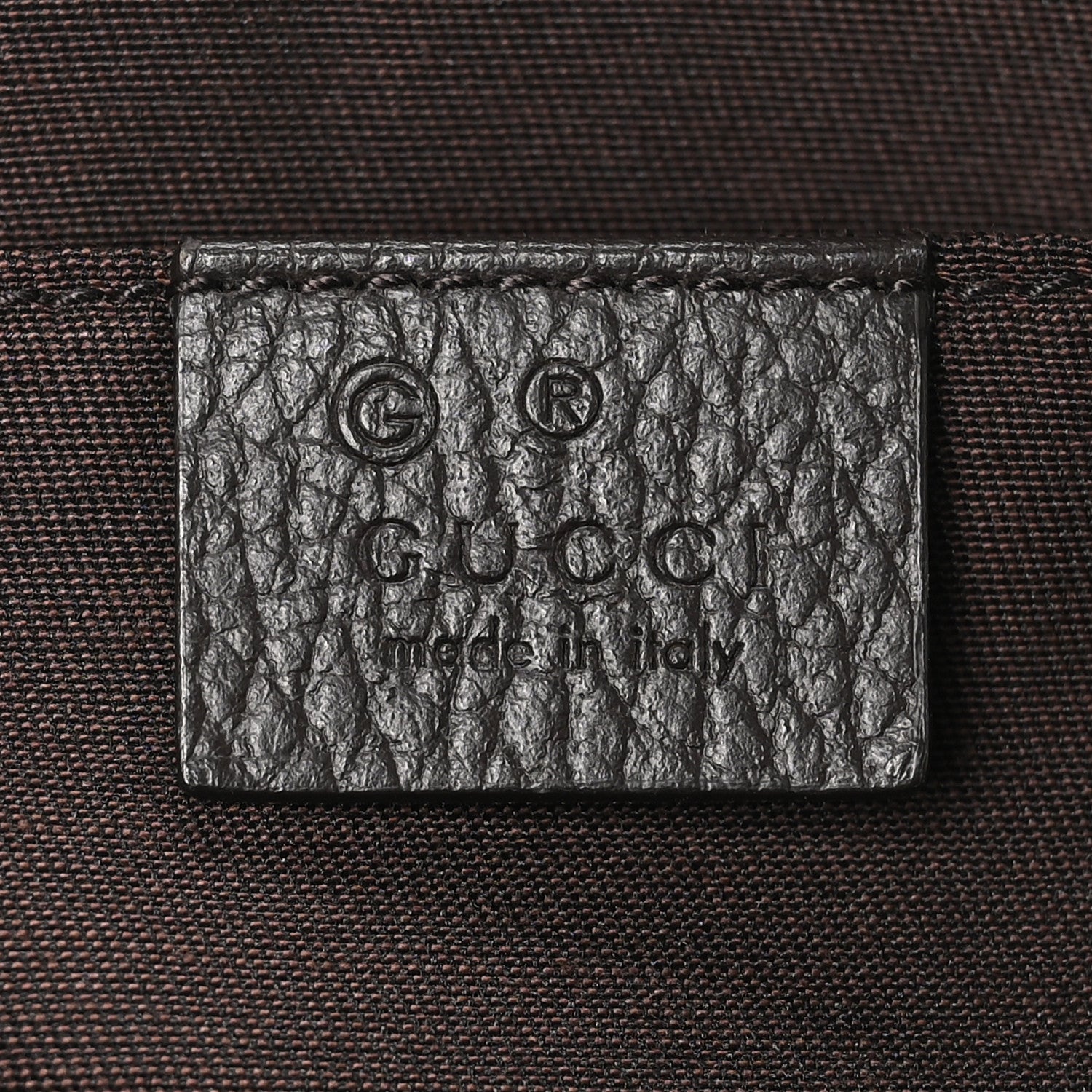 Gucci Monogram Belt Bag Dark Brown 6 of 10