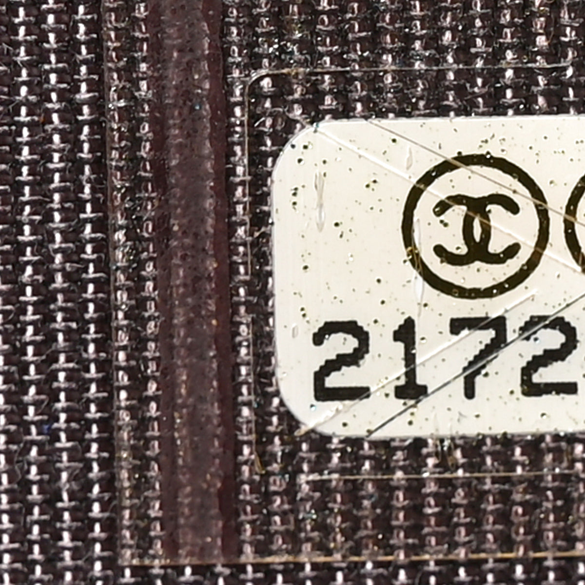 Chanel Iridescent Goatskin Quilted Zip Coin Purse Purple 7 of 8