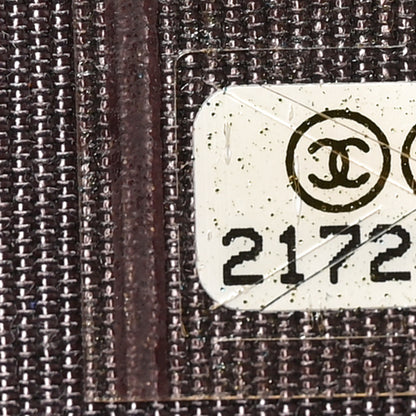 Chanel Iridescent Goatskin Quilted Zip Coin Purse Purple 7 of 8