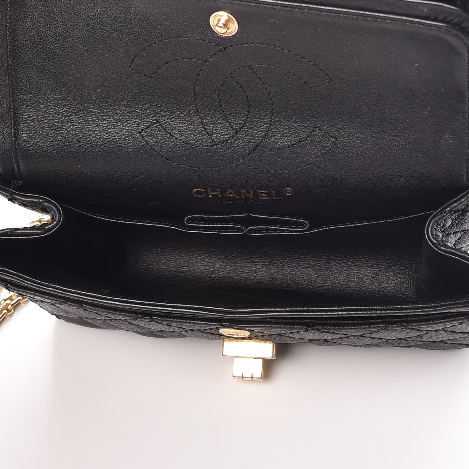 Chanel Aged Calfskin Quilted 2.55 Reissue 224 Flap Black 6 of 9
