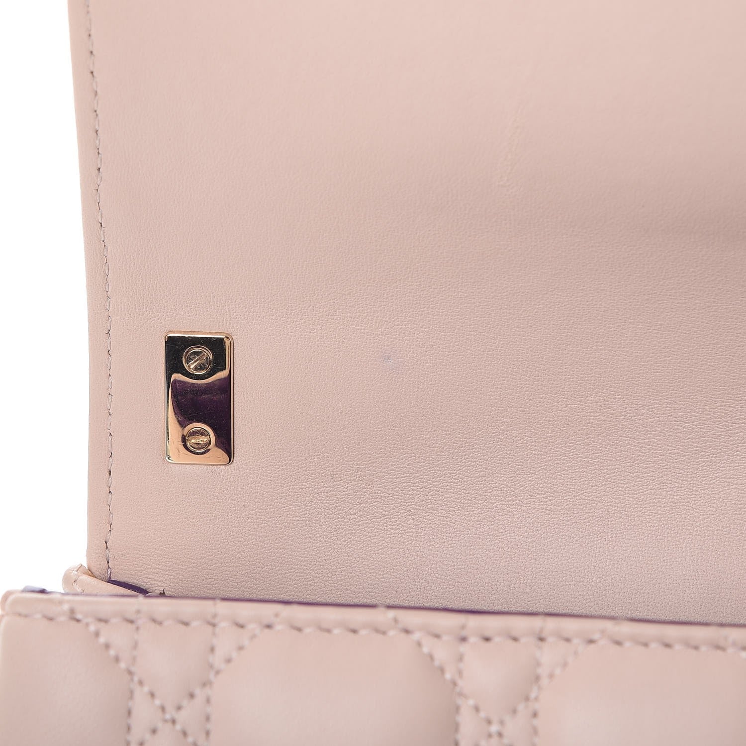Christian Dior Lambskin Cannage Medium Miss Dior Flap Light Pink 9 of 12