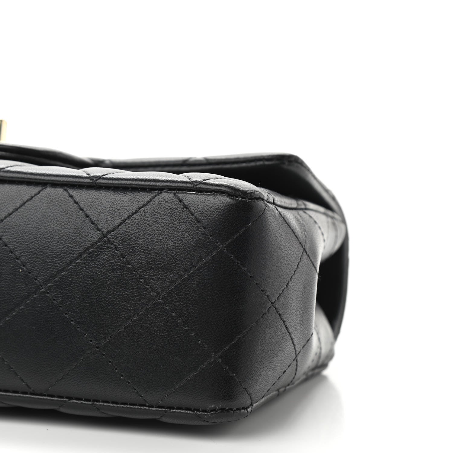 Chanel Lambskin Quilted Mini Coco Charms Rectangular Flap Black 6 of 14