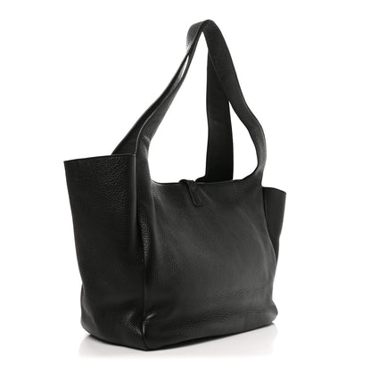 Saint Laurent Grained Deerskin Bea Tote Black 2 of 8