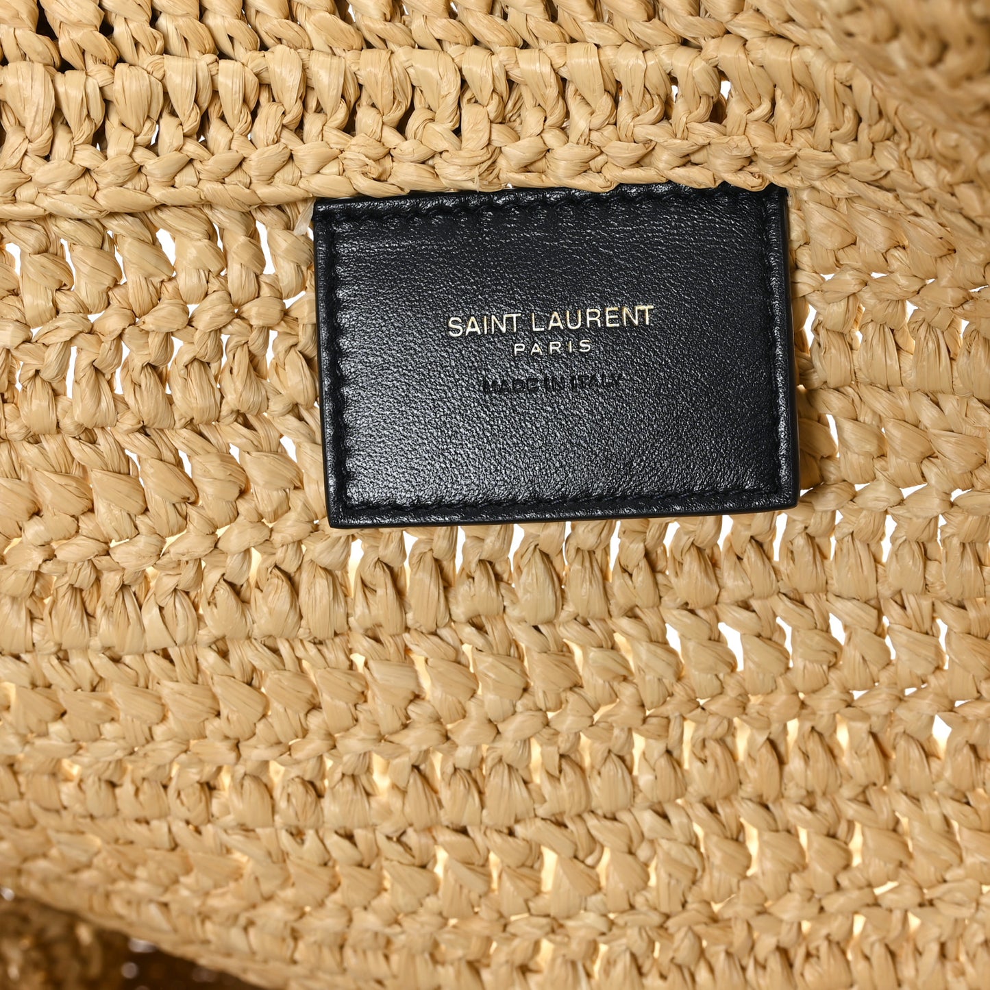 Raffia Rive Gauche Tote Natural