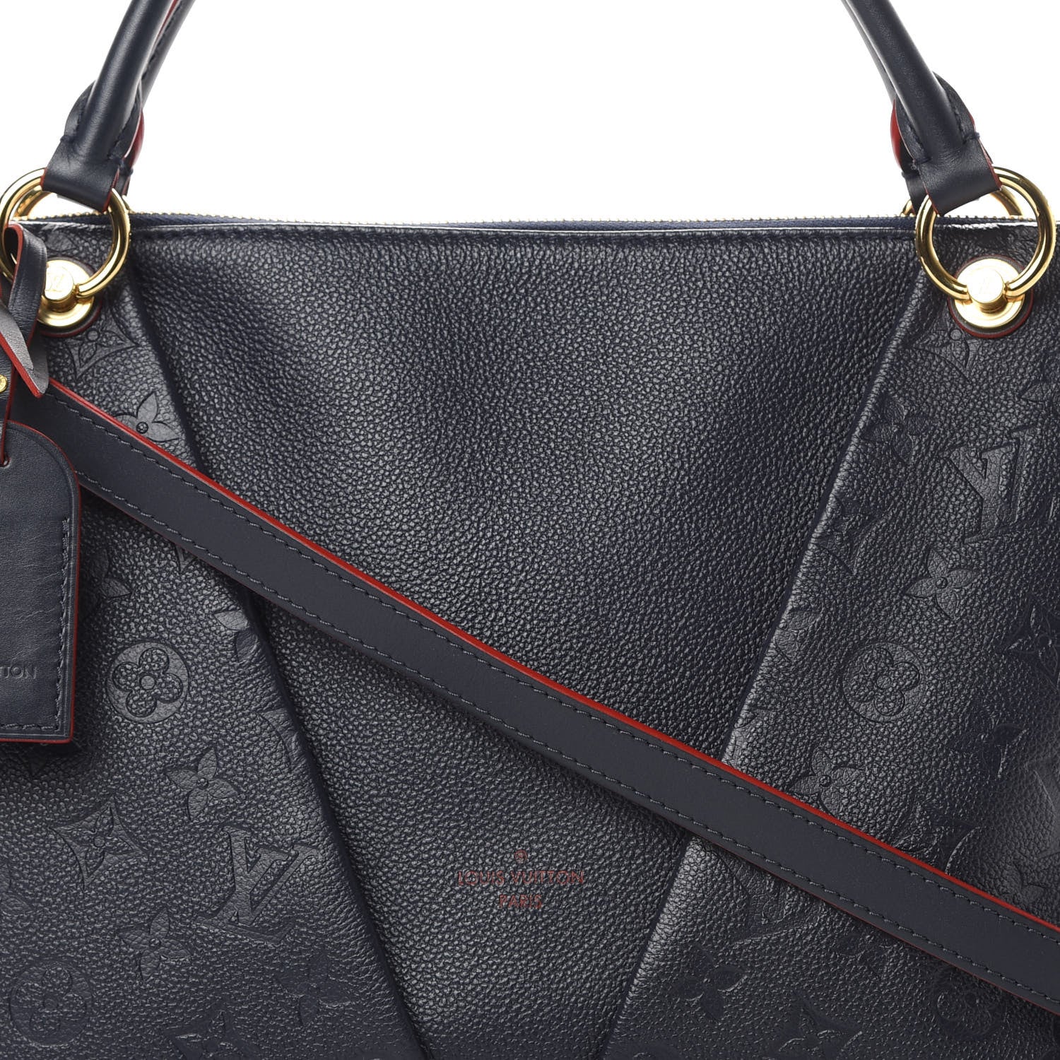 Louis Vuitton Empreinte V Tote MM Marine Rouge 8 of 11