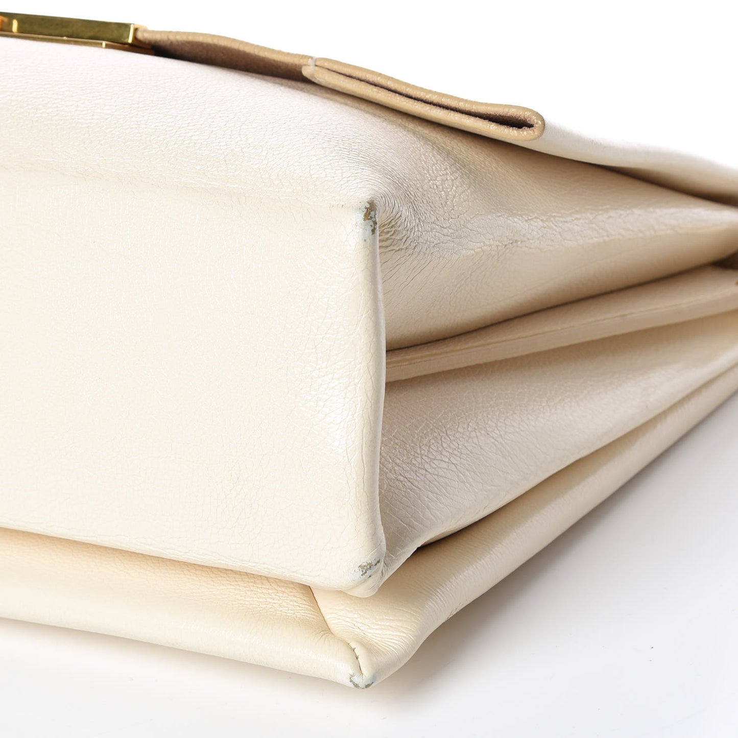 Calfskin Blade Flap White