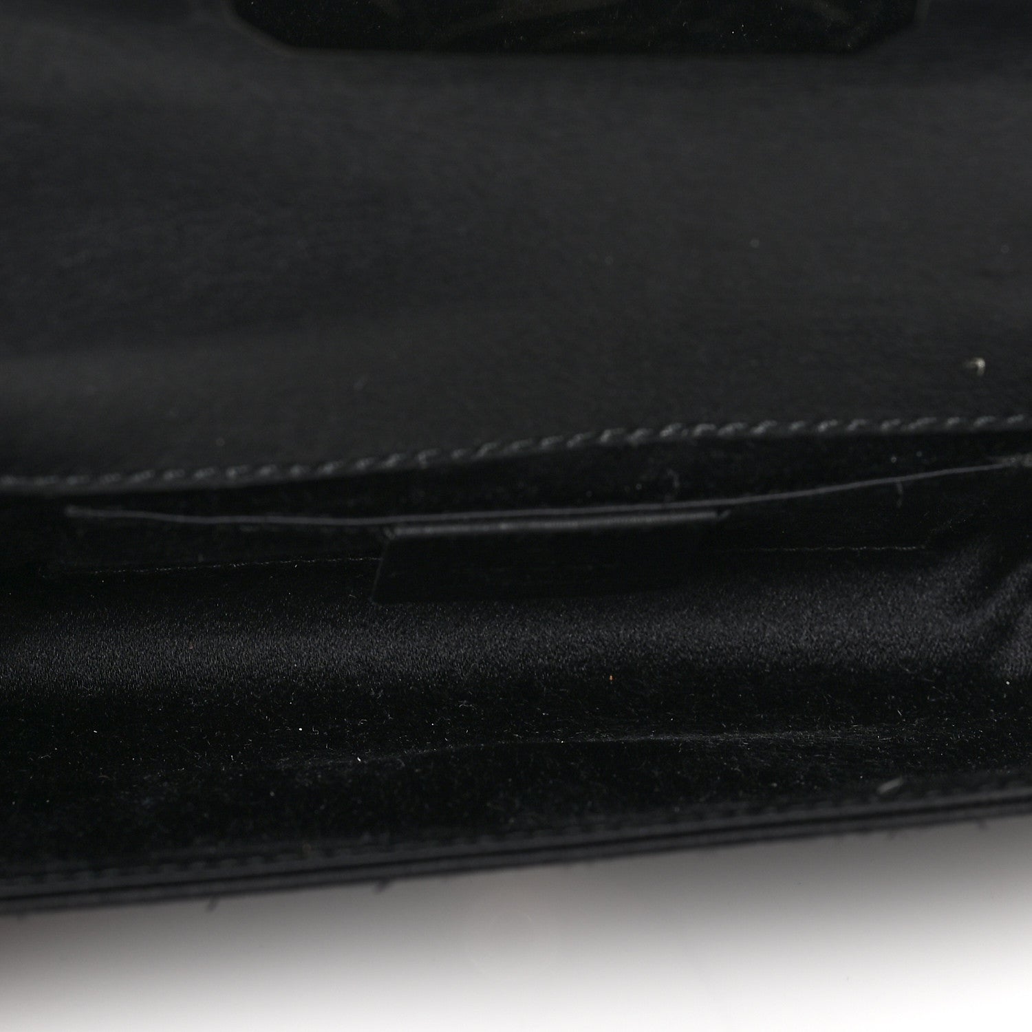 Gucci Satin Padlock Clutch Black 5 of 12