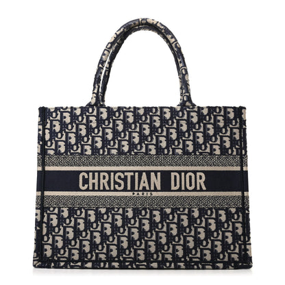 Christian Dior Oblique Medium Book Tote Blue Multicolor 1 of 8