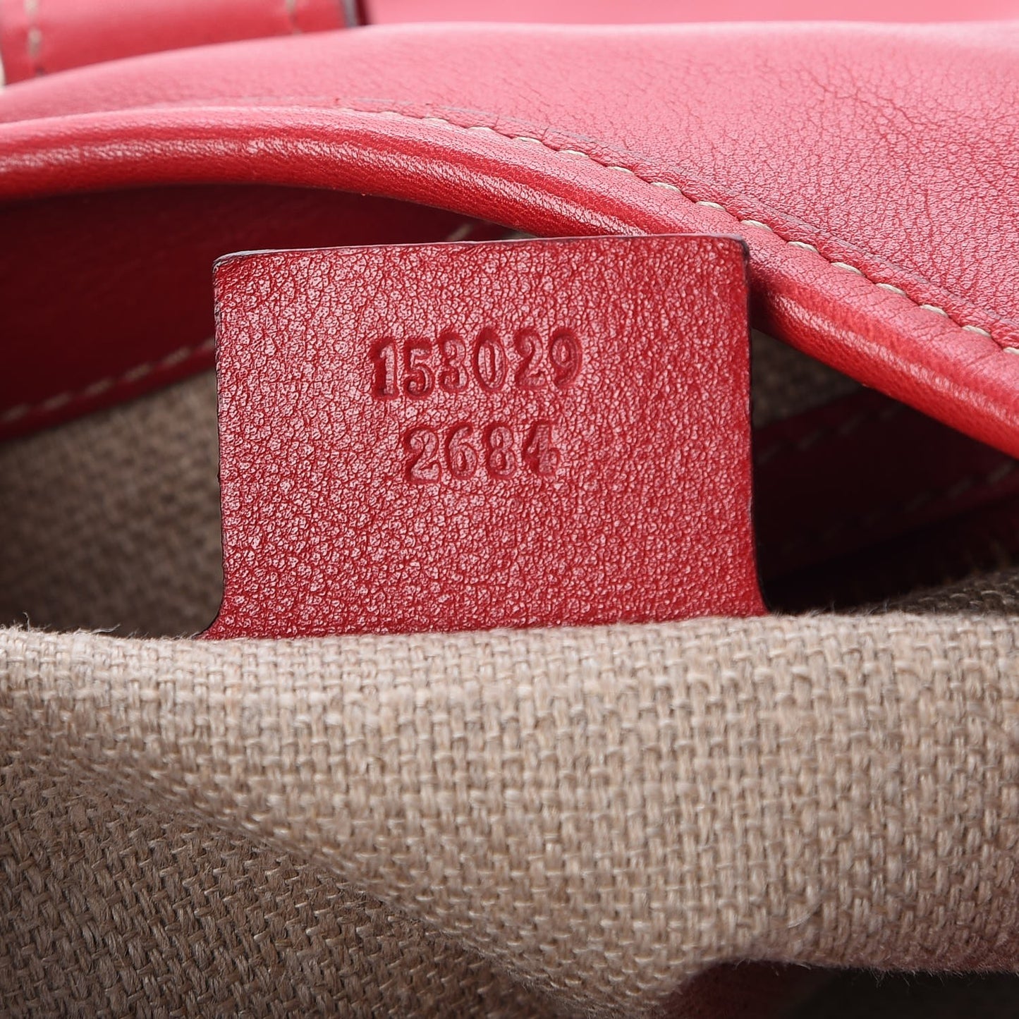 Calfskin Web Medium Jackie O Bouvier Hobo Red