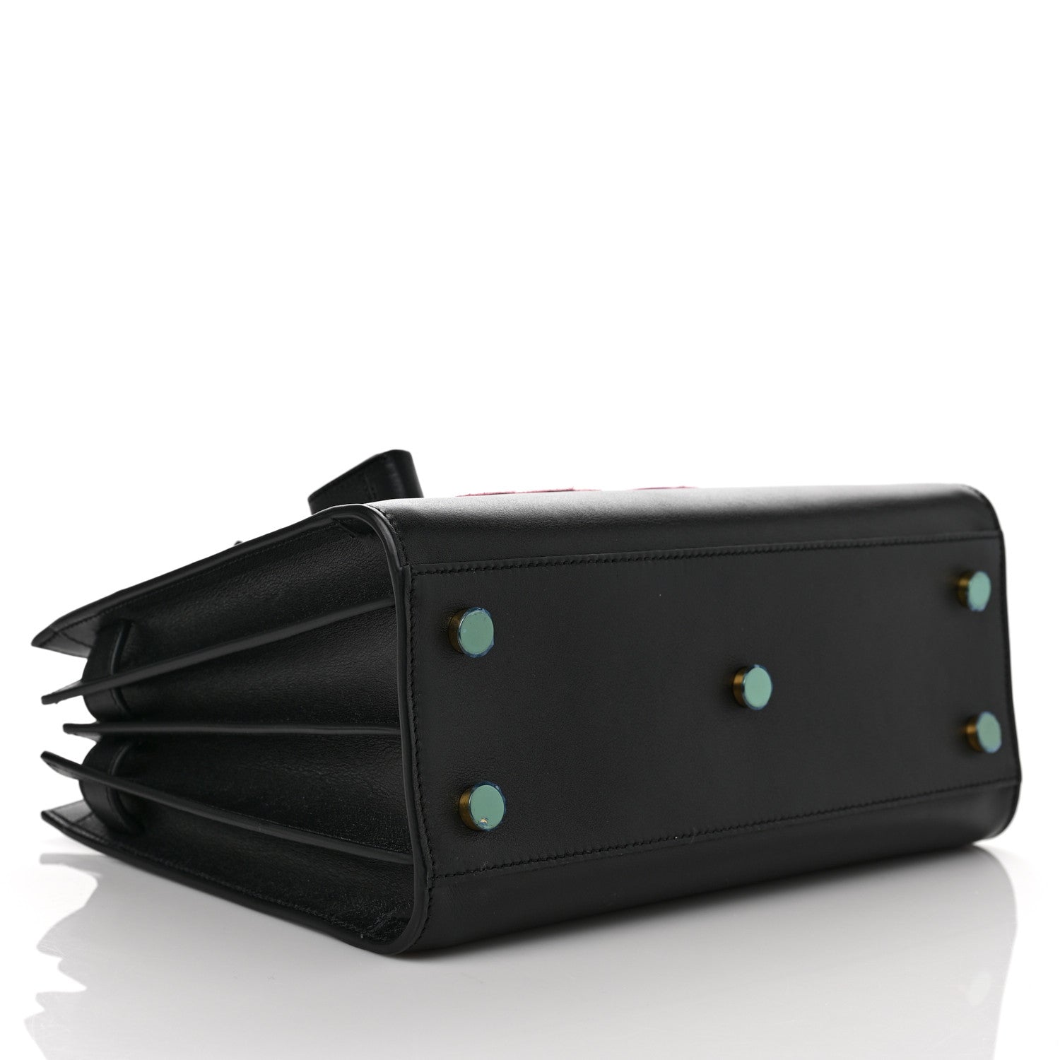 Saint Laurent Calfskin Love Patchwork Baby Sac De Jour Black 6 of 8