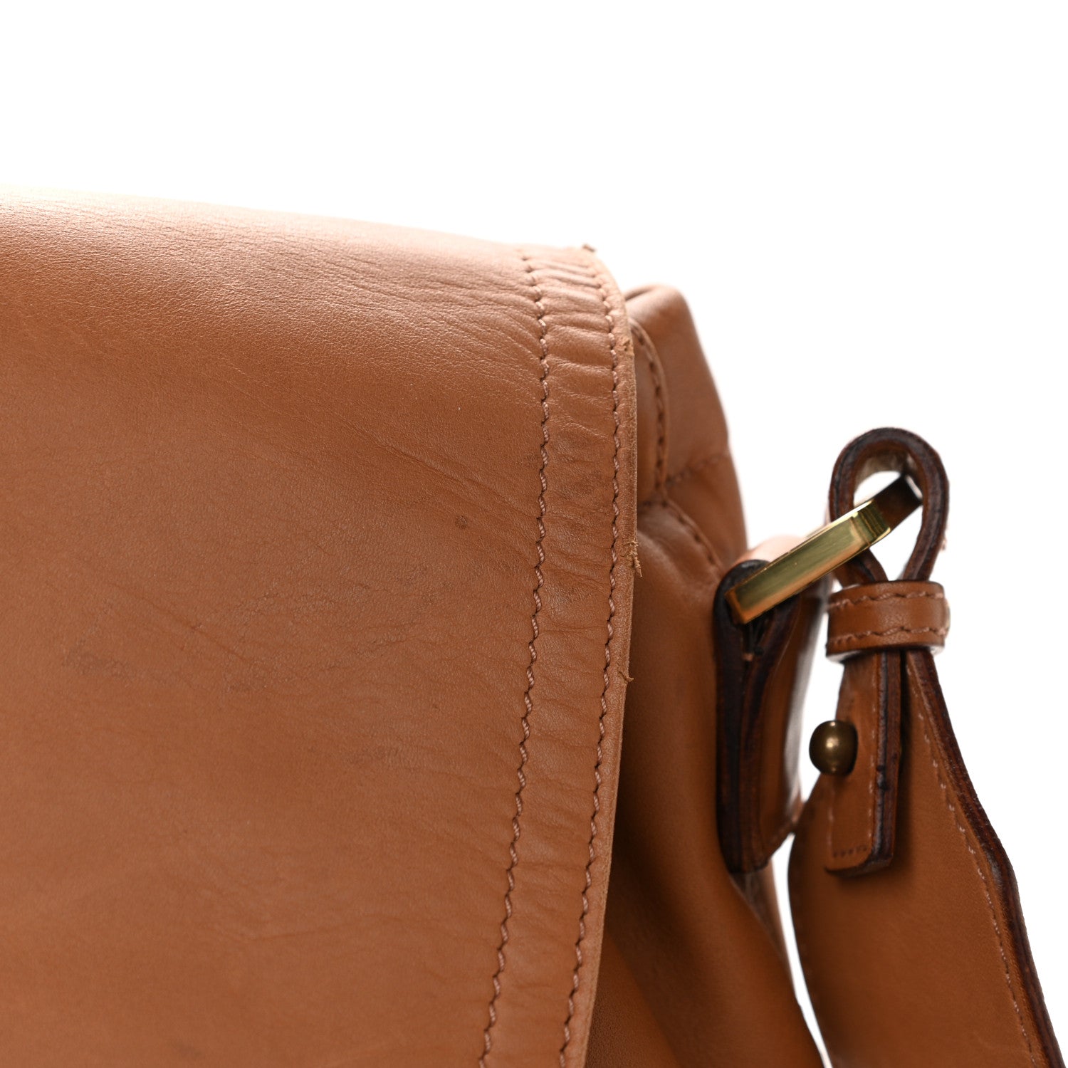 Gucci Calfskin Drawstring Backpack Brown 12 of 16