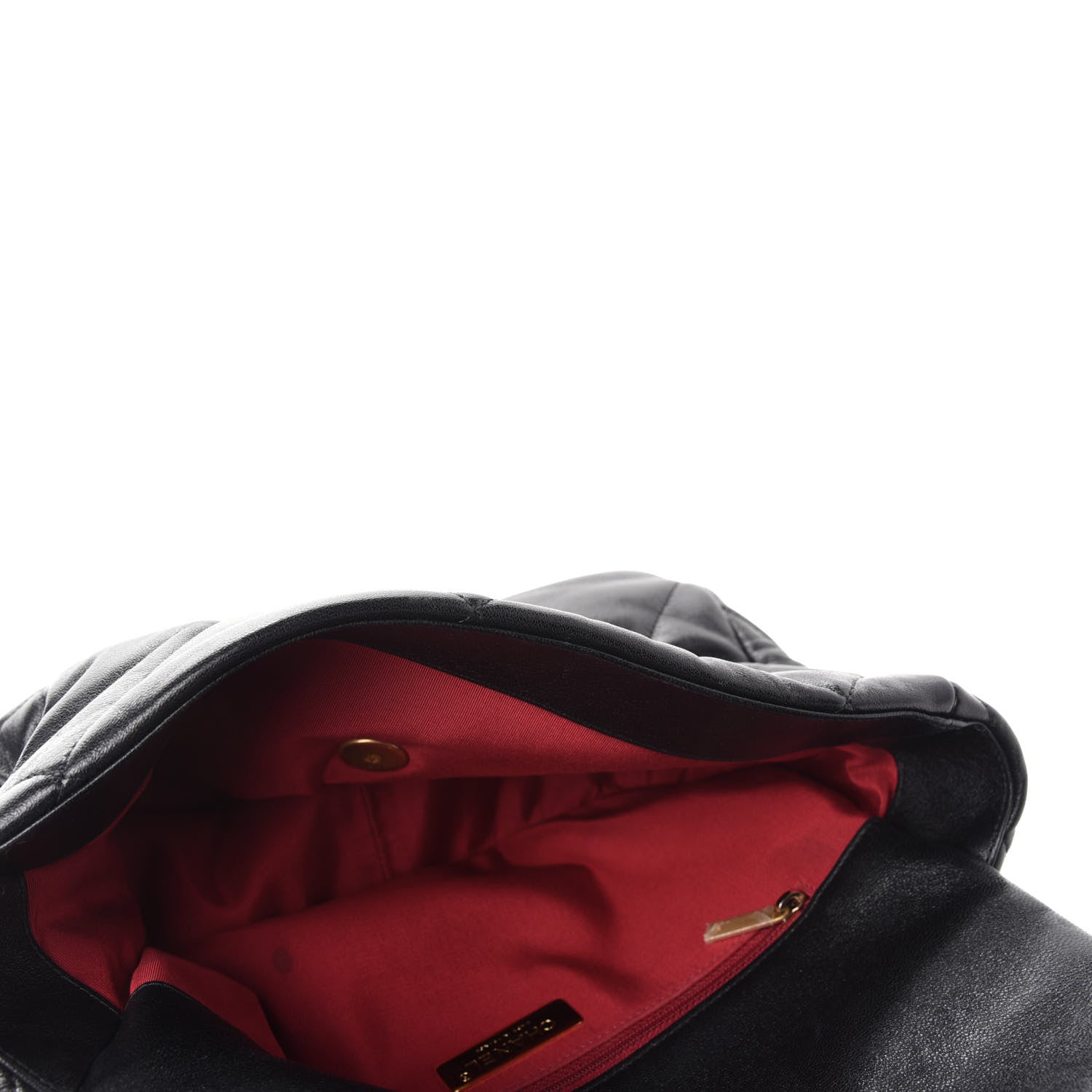 Chanel Lambskin Quilted Large Chanel 19 Flap Black 5 of 11