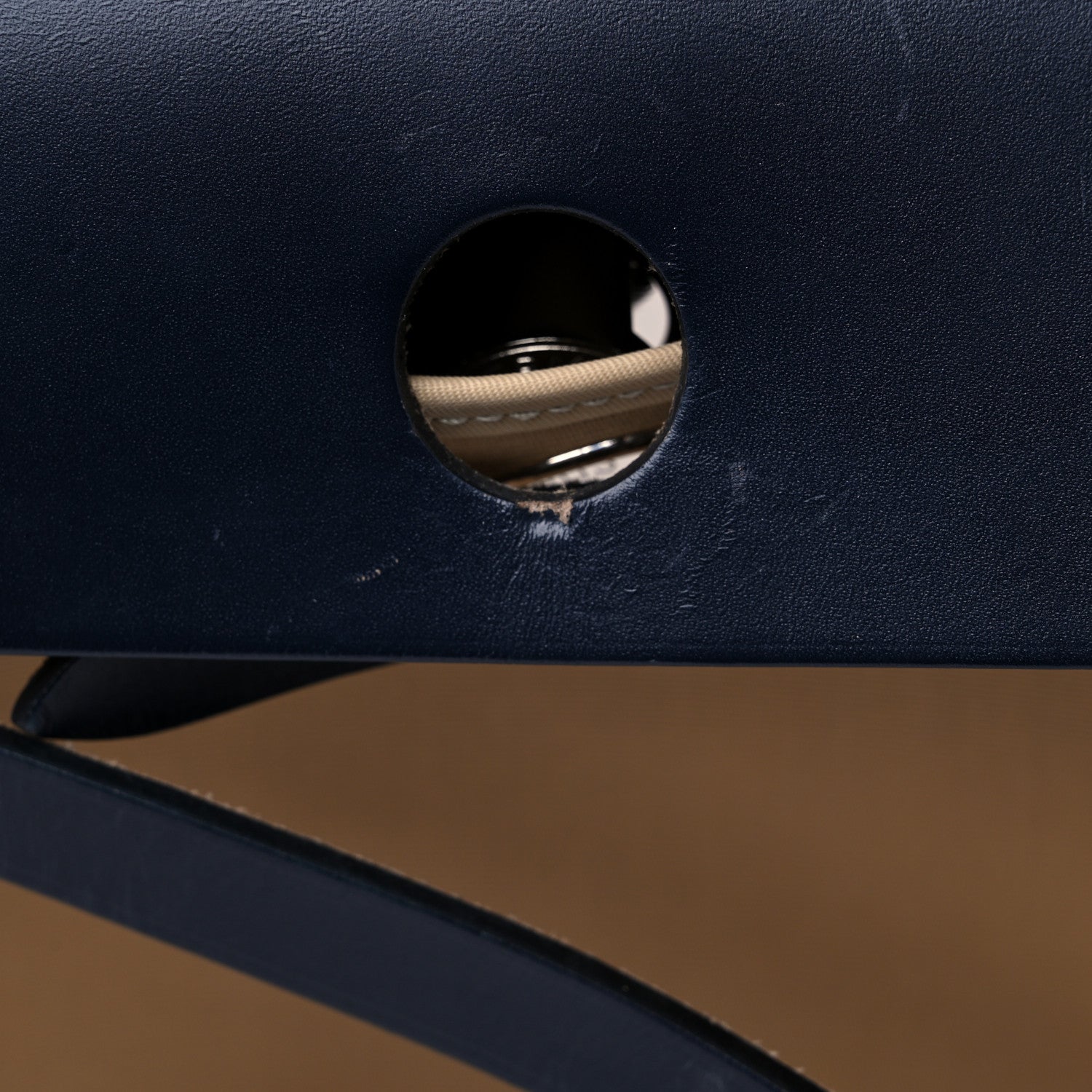 Hermes Vache Hunter Toile Herbag Zip 31 PM Trench Bleu Indigo 13 of 17