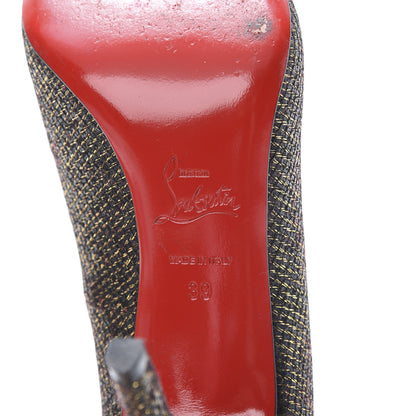 Christian Louboutin Glitter Love Me 120 Pumps 39 Gold 9 of 11