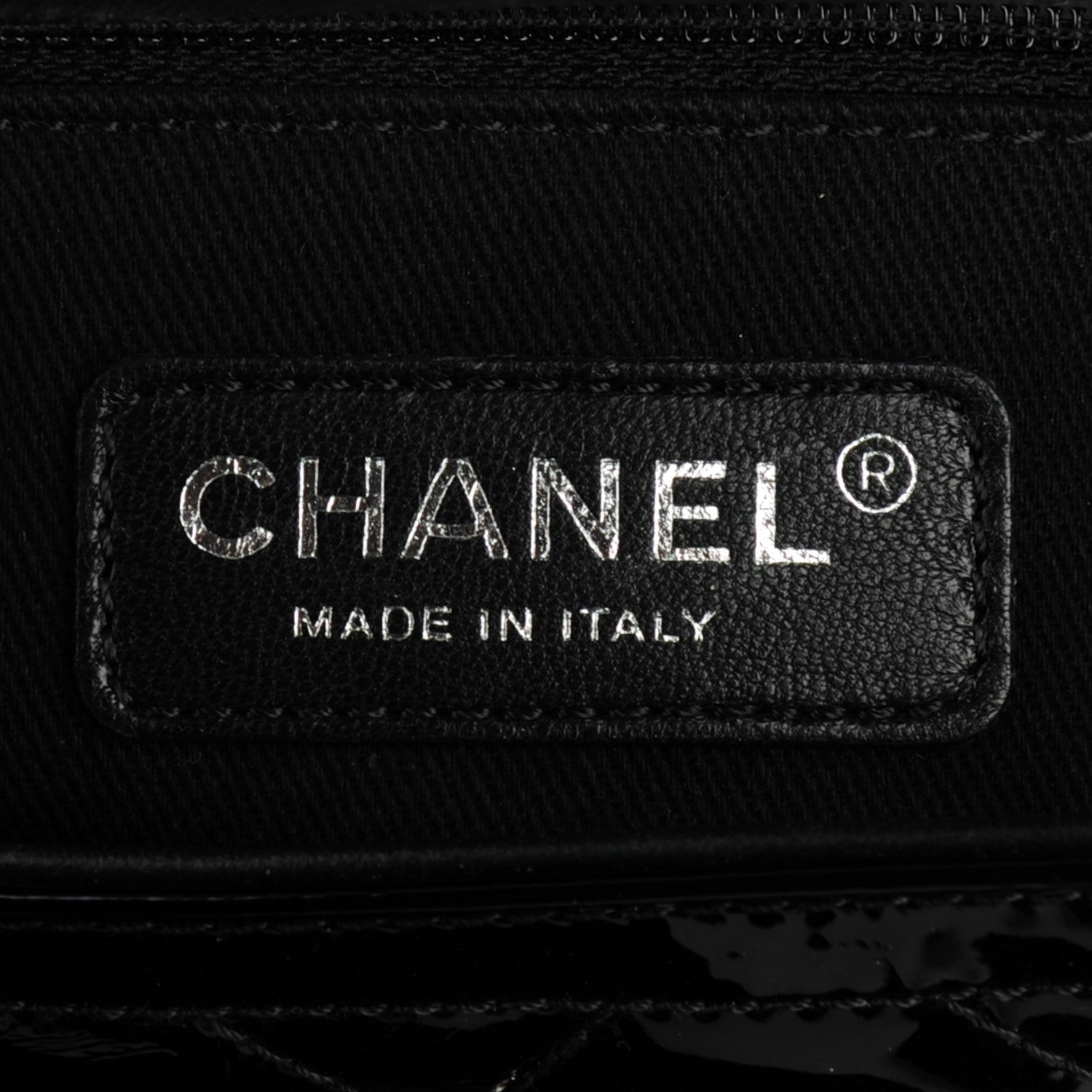 Chanel Patent Quilted Large Coco Shine Flap Black 7 of 8