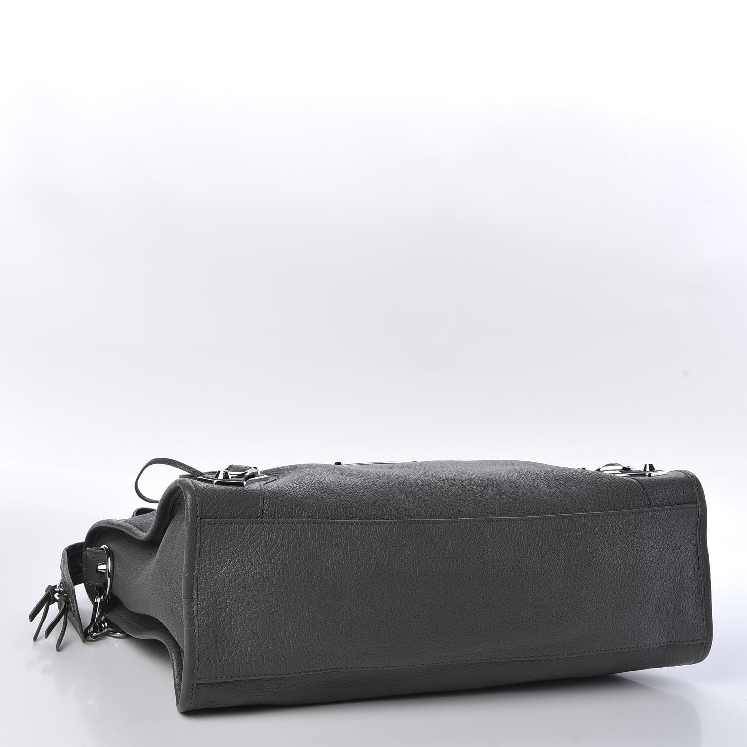 Balenciaga Chevre Silver Metallic Edge Hardware City Gris Acier 3 of 9