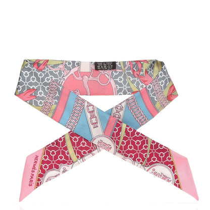 Hermes Silk La Promenade Du Matin Twilly 1 of 5