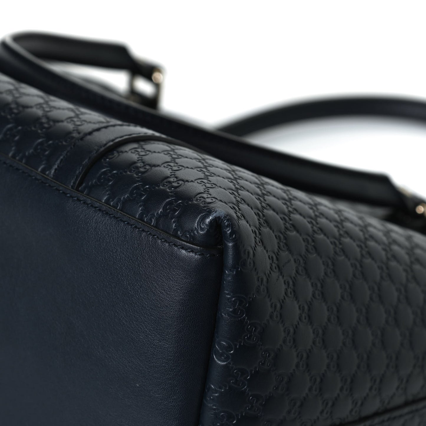 Soft Microguccissima Dome Satchel Navy
