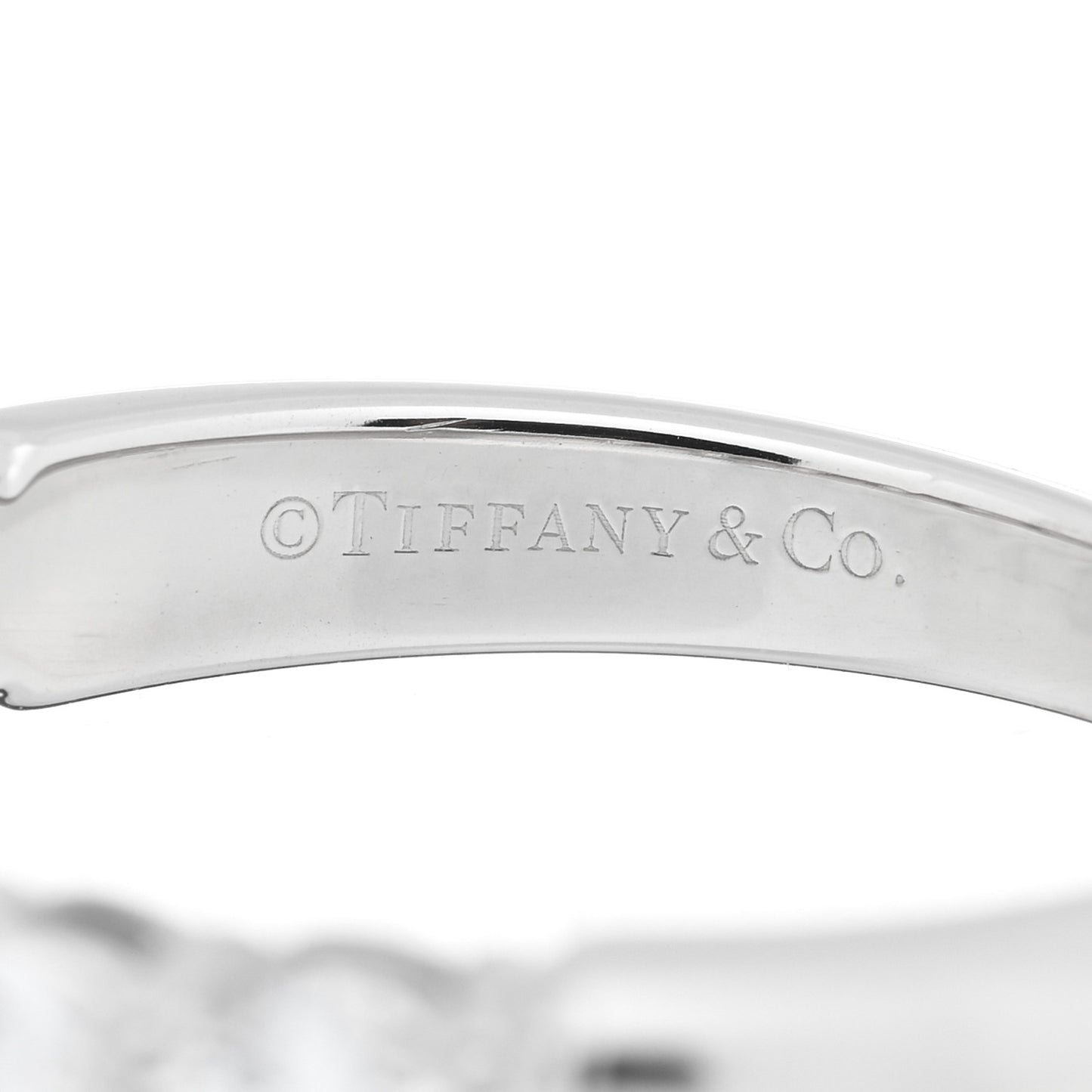 Platinum Diamond .91ctw 3.5mm Embrace Band Ring 52 6