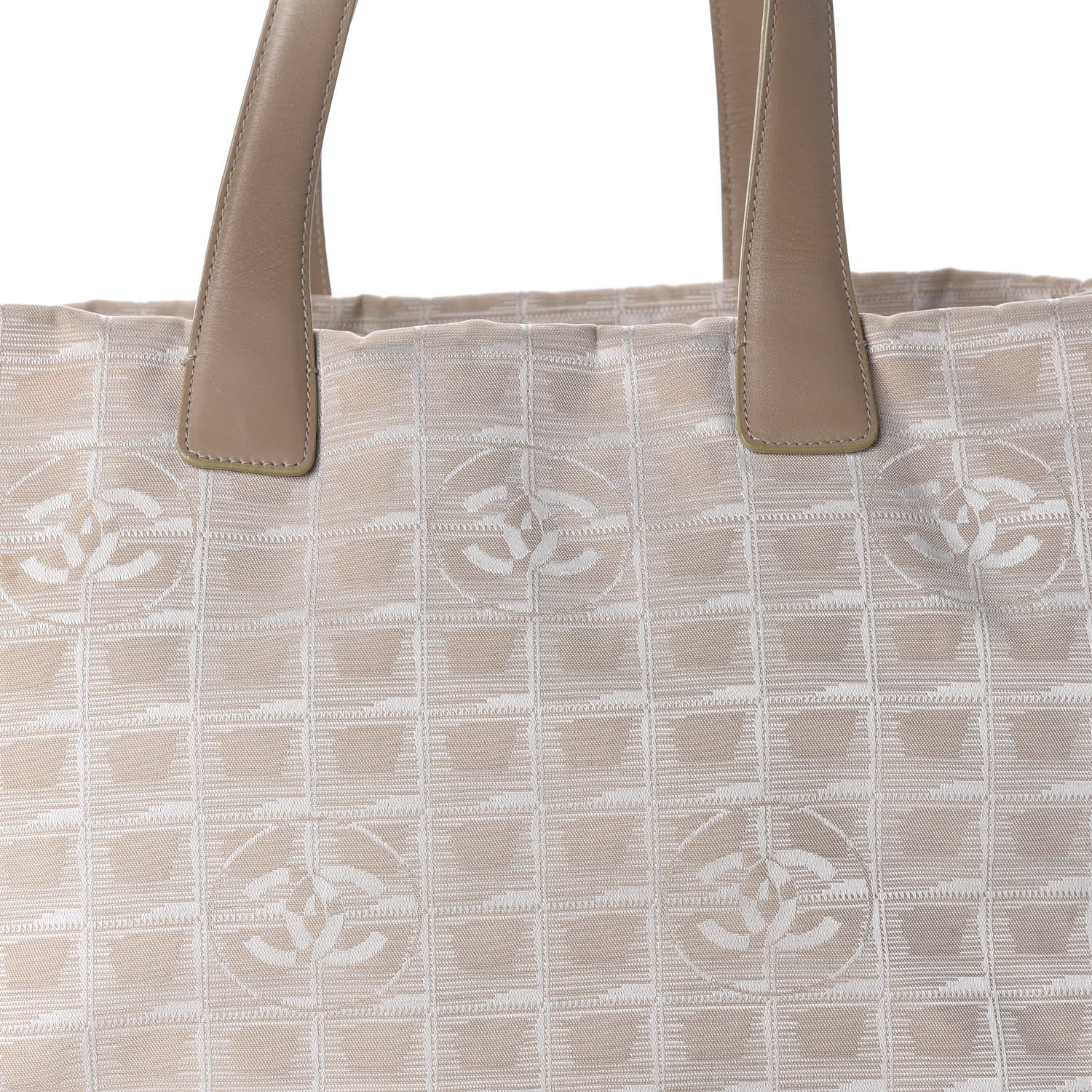 Chanel Nylon Medium Travel Tote Beige 12 of 16