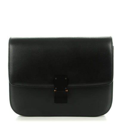 Celine Box Calfskin Medium Classic Box Flap Bag Black 1 of 7