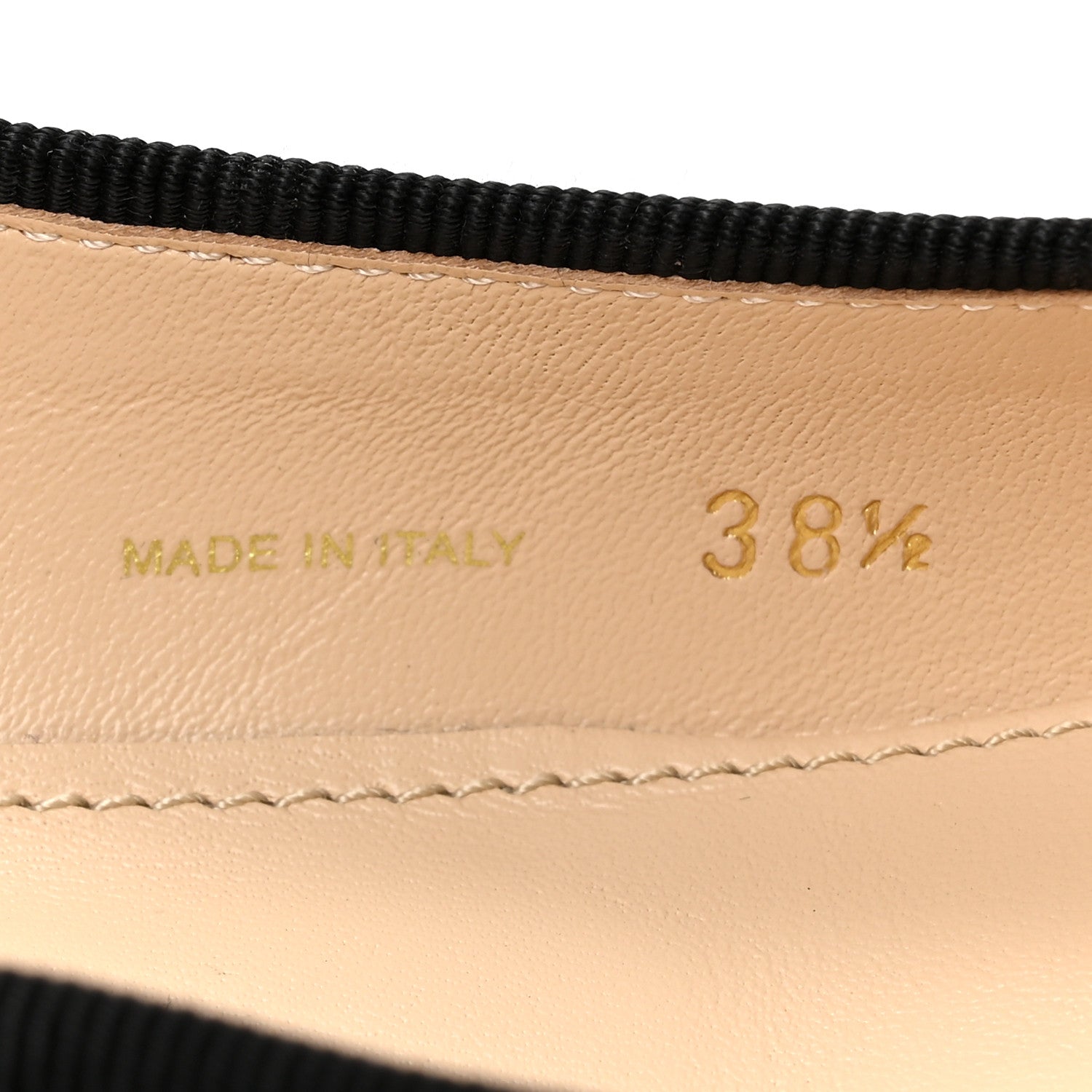 Prada Nappa Vernice Cap Toe Logo Bow Ballerina Flats 38.5 Black 8 of 12