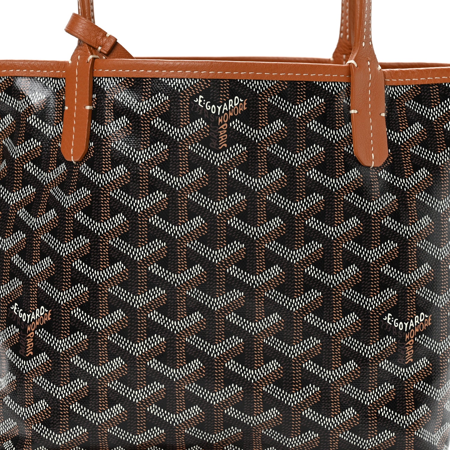 Goyard Goyardine Reversible Mini Anjou Black Gold 12 of 17