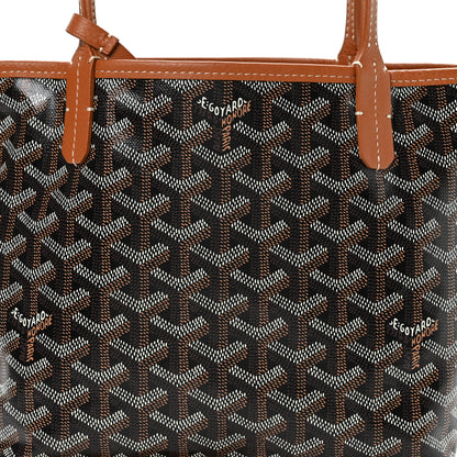 Goyard Goyardine Reversible Mini Anjou Black Gold 12 of 17