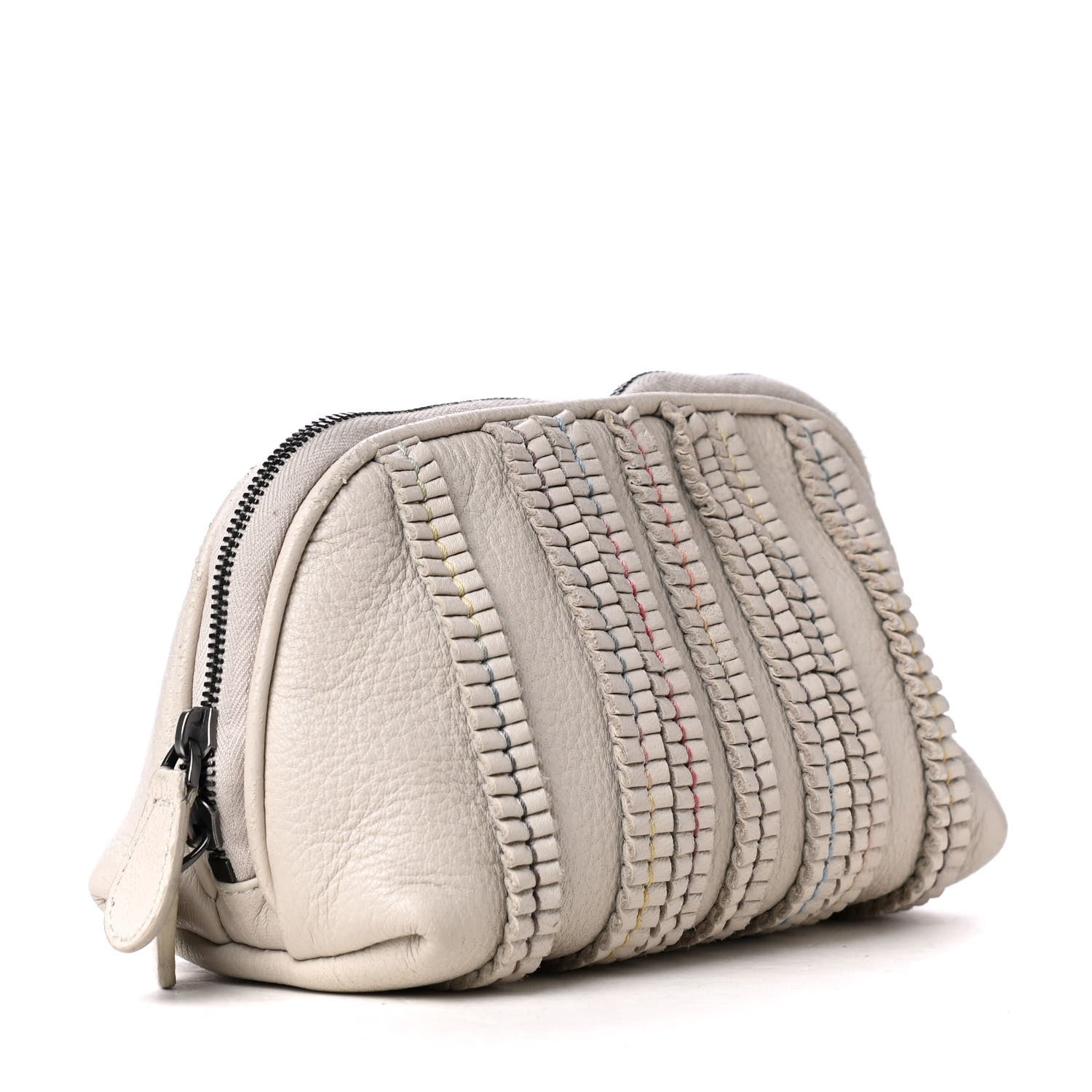 Bottega Veneta Cervo Braided Cosmetic Pouch 2 of 4