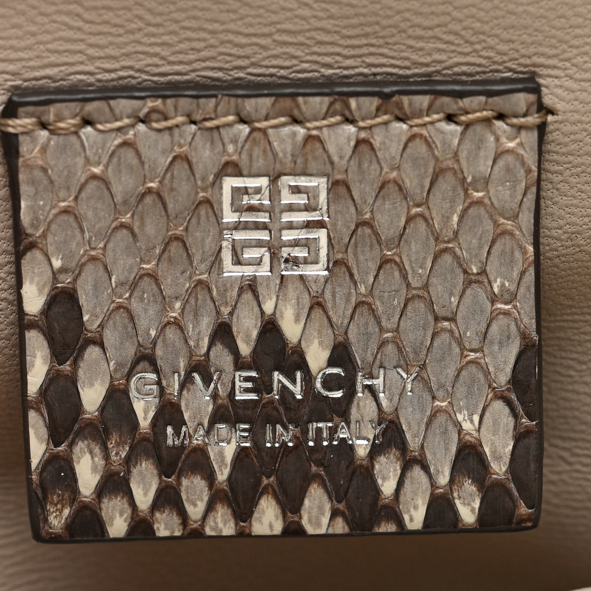 Snakeskin Kenny Mini Shoulder Bag