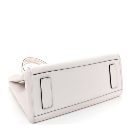 Versace Grained Calfskin La Medusa Chain Tote White 4 of 10