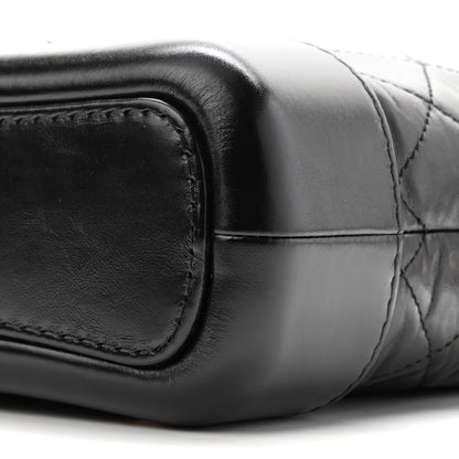 Chanel Aged Calfskin Quilted Small Gabrielle Hobo Black 10 of 11