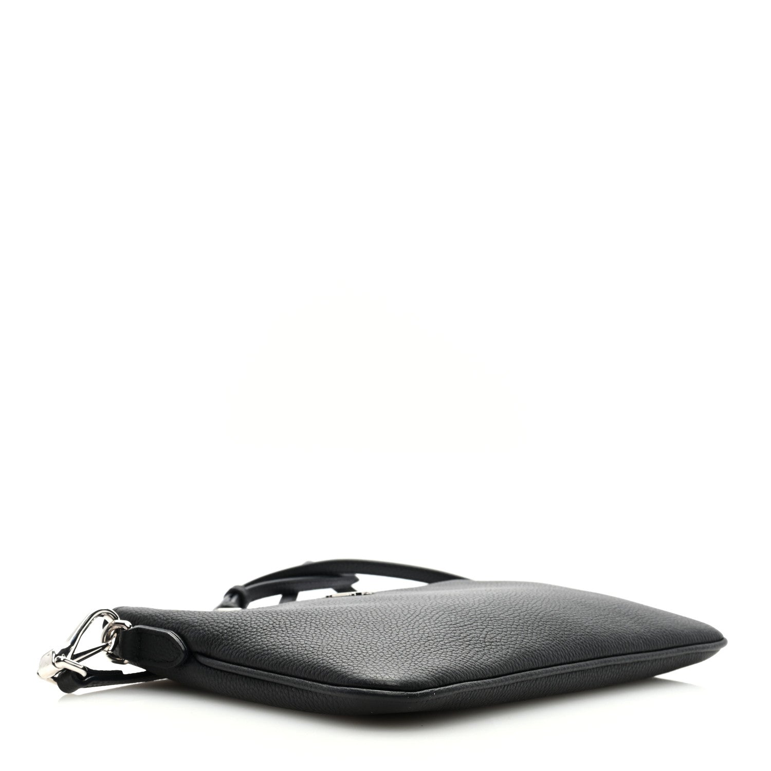Burberry Grained Calfskin Peyton TB Crossbody Bag Black 4 of 8