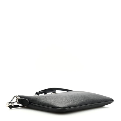 Burberry Grained Calfskin Peyton TB Crossbody Bag Black 4 of 8