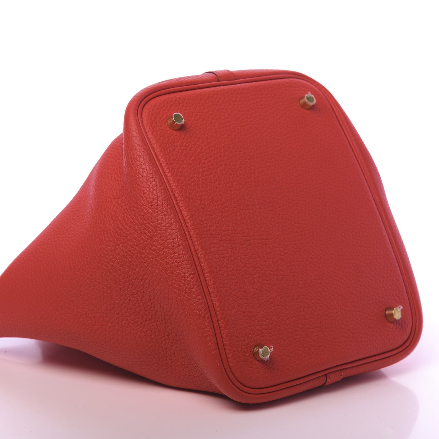 Taurillon Clemence Picotin Lock 22 MM Rouge Tomate