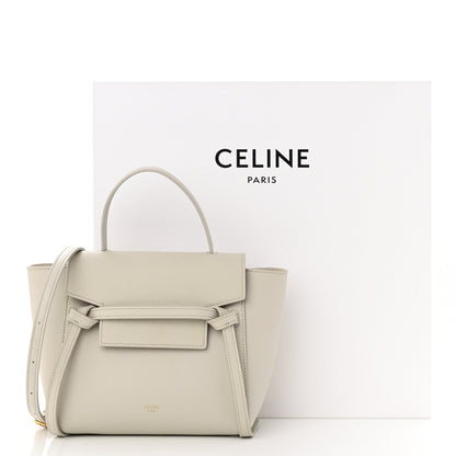 Celine Grained Calfskin Nano Belt Bag Chalk 11 of 11