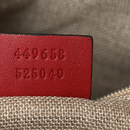 Gucci Soft Microguccissima Large Dome Satchel Red 7 of 9