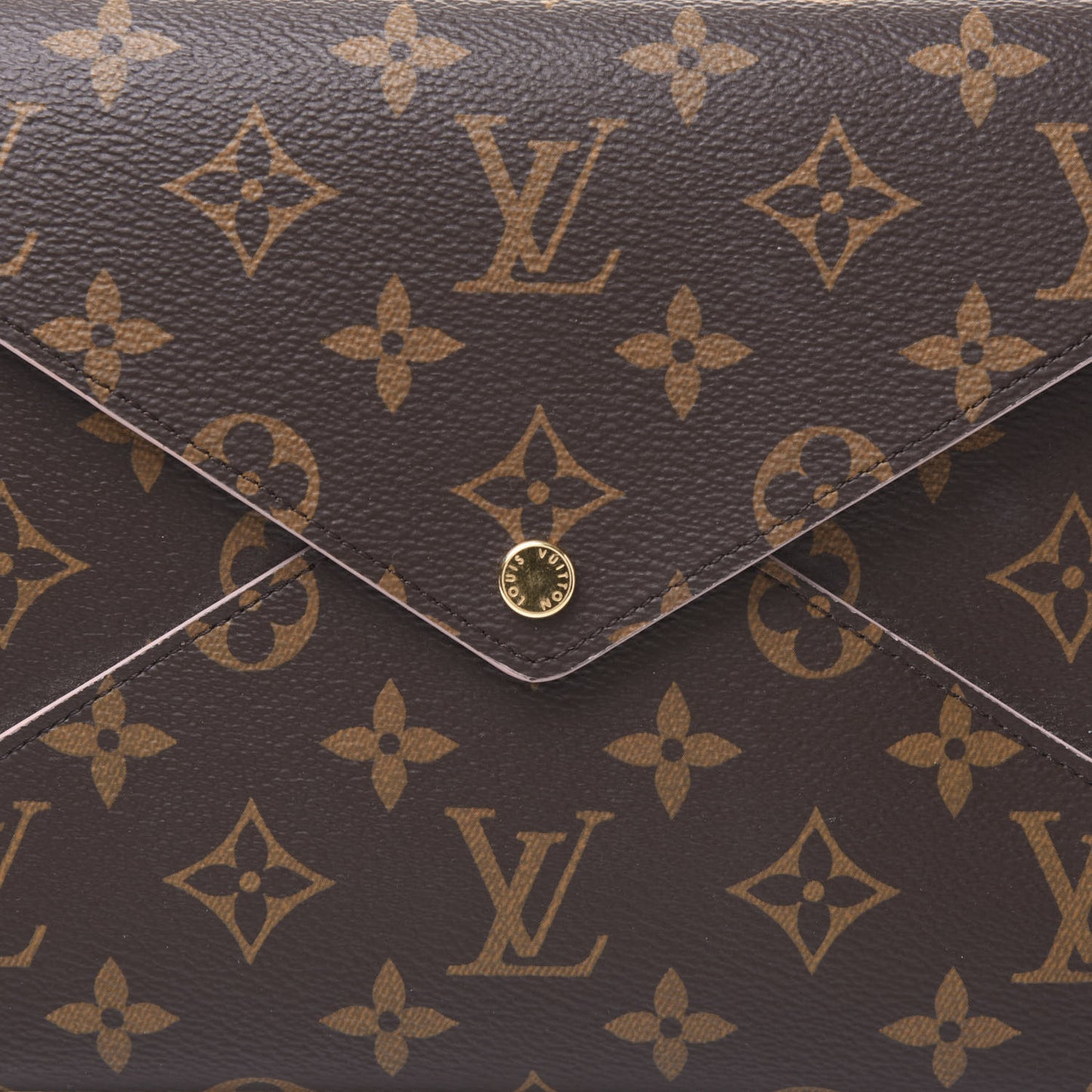 Monogram Large Kirigami Pochette Insert Rose Ballerine
