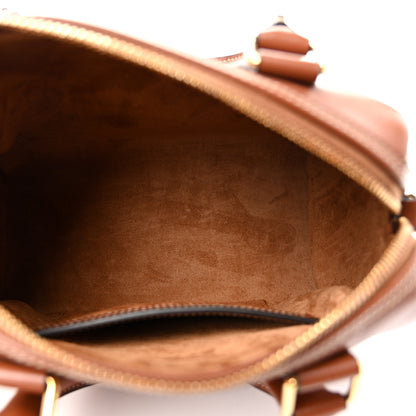 Celine Smooth Calfskin Triomphe Small Boston Bag Tan 4 of 11