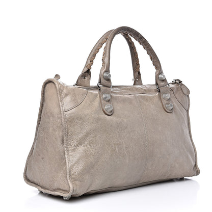Balenciaga Agneau Giant 21 Silver Hardware Work Papyrus 3 of 17