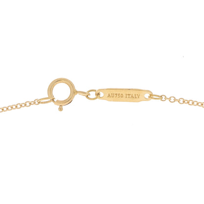 Tiffany 18K Yellow Gold Diamond Mini T Smile Pendant Necklace 5 of 5