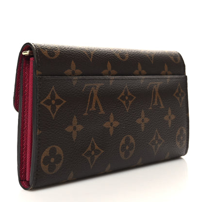 Louis Vuitton Monogram Sarah Wallet NM Fuchsia 3 of 9
